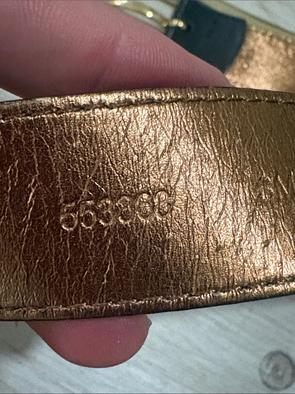 Michael Kors MK Logo Leather Belt  Small